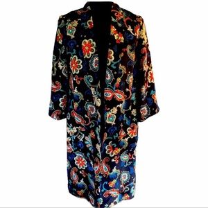 Kate Moss Topshop 100% silk paisley kimono 2